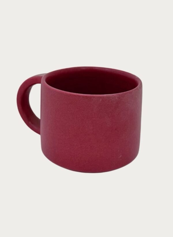 Red matte mug